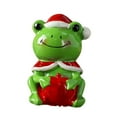 thumbnail image 2 of Usloyux Under $5 Christmas Simulate Statues,Creative Home Decoration,Study Bookshelf Desktop Christmas Decoration Ornaments for Kids (Frog), 2 of 6