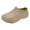 Khaki, variant on Rokment Chef Shoes for Women Men Non Slip Work Shoes Waterproof Oil Resistant Closed Toe Clogs Kitchen Restaurant Food Service Nursing Mules Beige Size 9