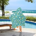 thumbnail image 4 of joogoo Bunny Easter Eggs-t1 Kids Hooded Beach Towel Baby Bath Towel 23.5"x50", 4 of 7