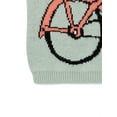 thumbnail image 3 of Peanuts Snoopy & Woodstock Jacquard Knit Crew Sweater with Buttons at Shoulder, Sizes 0/3M - 24M, 3 of 3