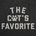 thumbnail image 2 of Womens Funny T Shirts The Cats Favorite Sarcastic Kitten Lovers Graphic Novelty Tee for Ladies Womens Graphic Tees, 2 of 9