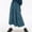 003 Sky Blue, variant on Women’s Corduroy Long Skirt Fall Winter Embroidery Floral A-Line Skirt Vintage Elastic Waist Maxi Skirt with Pockets
