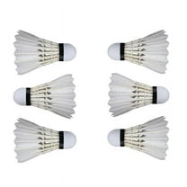 Casewin Badminton Shuttlecocks, 3Pcs Goose Feather Shuttlecocks Stable & Durable Sports Training Badminton Balls for Indoor Outdoor Game