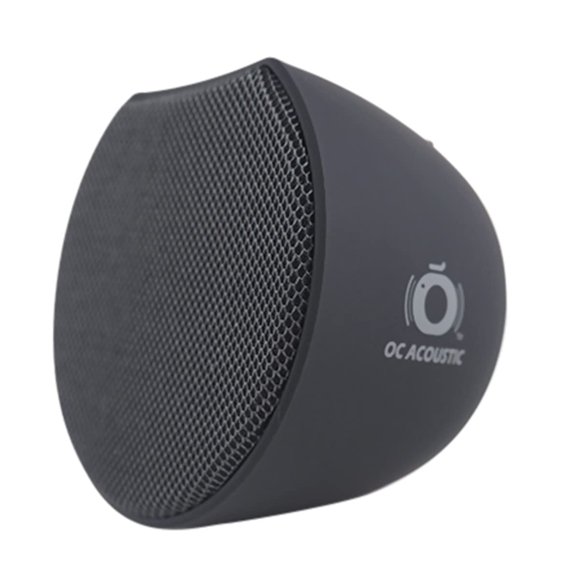 OC Acoustic Newport Altavoz Bluetooth inalámbrico con salida enchufable y carga USB tipo A incorporada (negro)