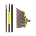 Casabella Wayclean Wide Angle Broom, Gray