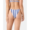 thumbnail image 6 of Roxy Stripe Out Reversible Tie Side Cheeky - Size Xl - Color: Bijou Blue, 6 of 6