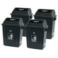 thumbnail image 2 of Knifefish 5 Gallon Swing Lid Trash Cans, 4 Packs Plastic Garbage Bin Wastebasket for Kitchen, Home, Office Brand: Knifefish, 2 of 10