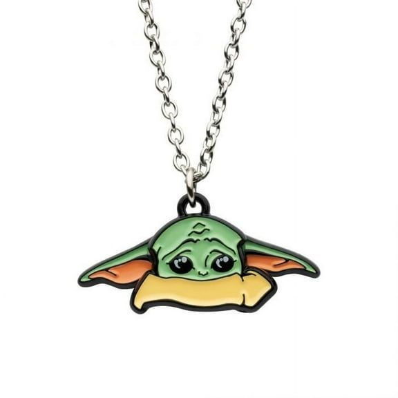 Star Wars Mandalorian Grogu Sad Moving Neklace