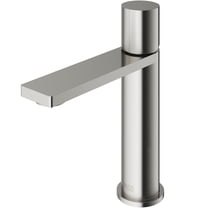 VIGO Halsey Single Handle Single-Hole Bathroom Faucet in Brushed Nickel