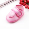 thumbnail image 2 of Newborn Infant Baby Girls Shoes Cute Heart Pattern Slipper Soft Non Skid Sole Slip On House Indoor Sock Shoes Crib Shoes for New Walkers, 0-18 Months, 2 of 7