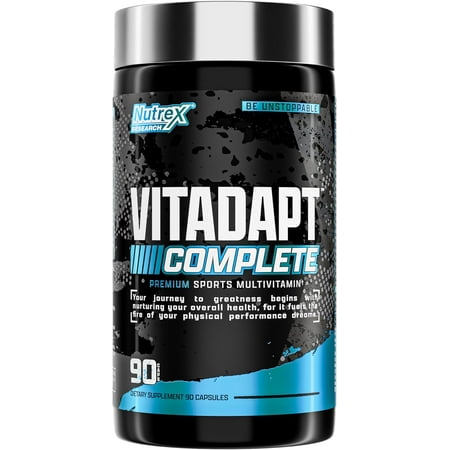 Vitadapt Complete Sports Multivitamin for Men - 24 Vitamins, KSM-66 Ashwagandha and Minerals for Athletes - Mens Multivitamin Daily Gym Supplements (90 Capsules)