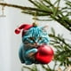 thumbnail image 1 of TQEHS Adorno navideño para árbol de Navidad con forma de gato, acrílico 2D, colgante navideño D3B5, 1 of 6
