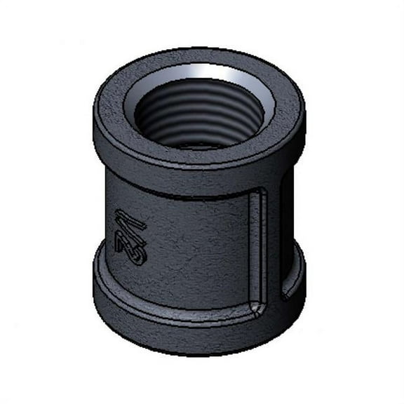 T&S Brass 001684-25 0.5 in. NPT Female Coupling, Chrome Plated