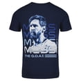 thumbnail image 4 of Playera Messi slim fit para niño, mezcla de algodón, azul vestido, 10-12, 4 of 4