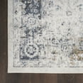 thumbnail image 5 of Nourison Astra Machine Washable 2' x 6' Ivory Blue Vintage Indoor Rug, 5 of 8