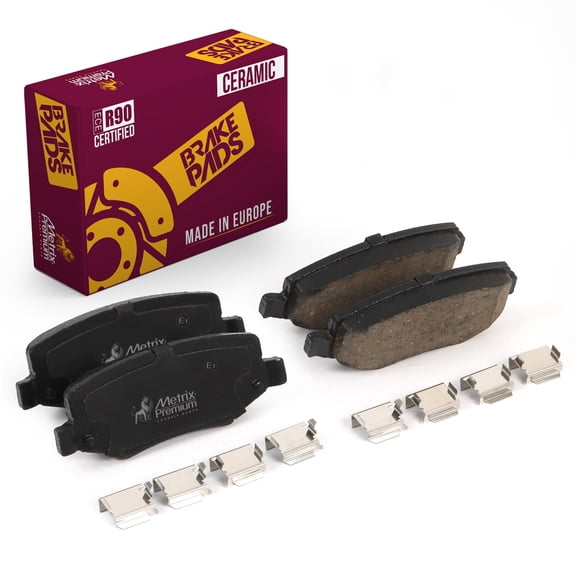 Metrix Premium Chassis Parts - Rear Ceramic Disc Brake Pad Set D1274 Fits 2007-2011 Dodge Nitro, 2007-2017 Jeep Wrangler, 2008-2012 Liberty, 2018 Wrangler JK