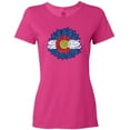 thumbnail image 3 of Inktastic Colorado Flag Sunflower Women's T-Shirt, 3 of 5
