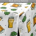 thumbnail image 4 of Beer Dog Crate Cover, Repetitive Demonstration of Drink Mugs and Glasses on a Plain Background, Easy to Use Pet Kennel Cover Small Dogs Puppies Kittens, 7 Sizes, White Earth Yellow Green, by Ambesonne, 4 of 6