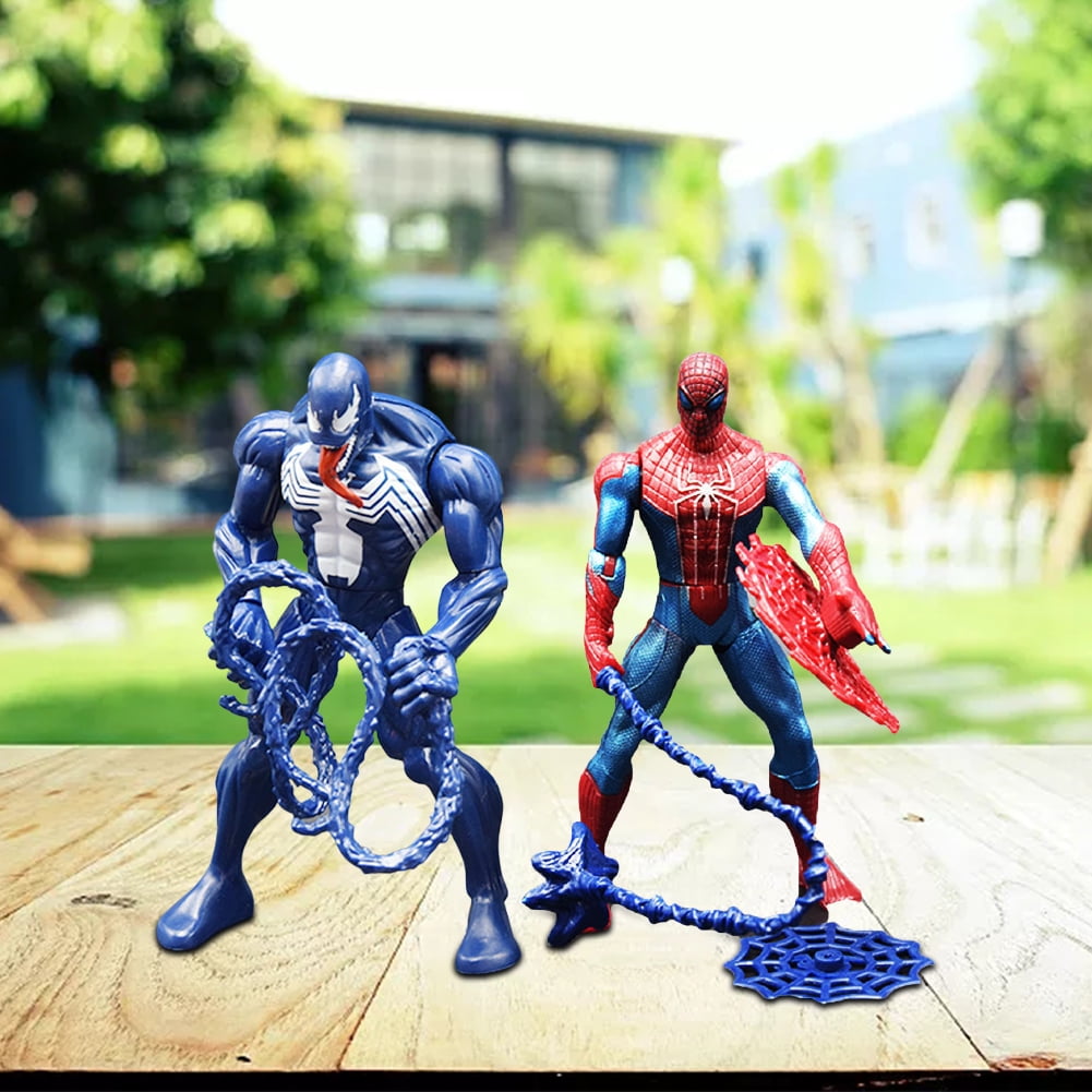 black spiderman vs venom toys