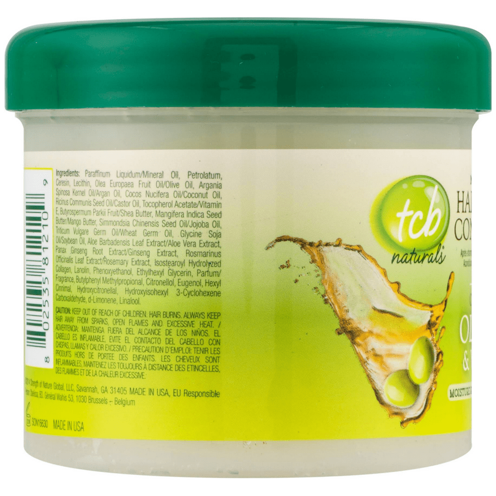 TCB Naturals Hair & Scalp Conditioner With Olive Oil & Vitamin E 10 oz (Pack of 4)
