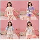 thumbnail image 2 of Traje de pijama de dibujos animados para niños y niñas, ropa de casa con pantalones cortos de manga corta Kawaii de My Melody Kuromi Cinnamoroll, 2 of 4
