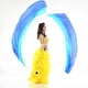 thumbnail image 1 of Bola de danza del vientre, Poi, conjunto de de seda, accesorios de escenario para mujer para carnavales y azul, 1 of 8