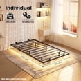 thumbnail image 2 of Base de Cama Flotante individual con Luces LED, 2 of 7