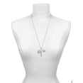 thumbnail image 3 of Delight Jewelry Silvertone Domed Multi Color PTA Always My Mother Bar Zoe Necklace, 3 of 4