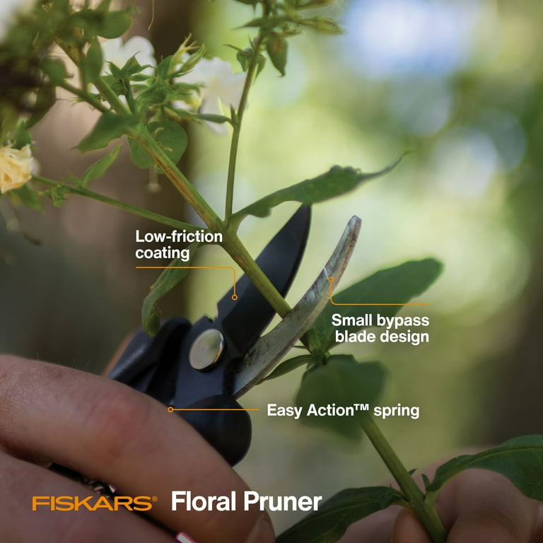 Fiskars Bypass Floral Pruning Shears, 1/2" Cut Capacity photo 4