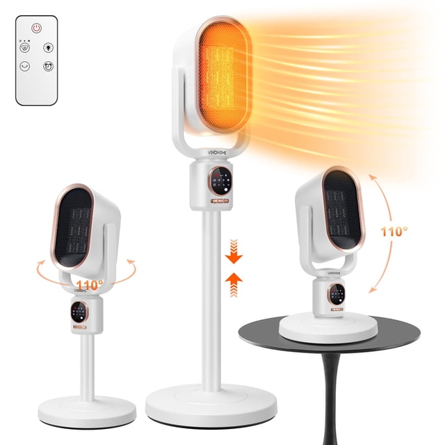 Calentador eléctrico VIVOHOME 1200W PTC Ceramic 3D oscilante
