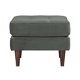 thumbnail image 5 of TOV Furniture Cave Ash Gray Velvet Ottoman, 5 of 6