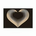 thumbnail image 1 of Decorative Placemats Stain-Resistant Heat-Insulating, Heart-Patterned Textured Print Linen Placemats, Heat-Resistant Washable Table Protector for Holiday Party, Kitchen Table Decor, Home Dining, 1 of 4