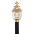 thumbnail image 2 of Quoizel NY9042B Newbury Outdoor Lantern in Brass, 2 of 3