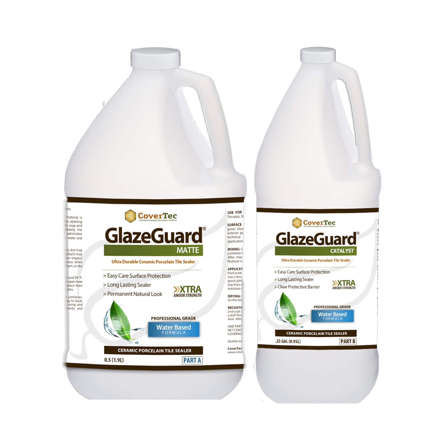 CoverTec GlazeGuard Matte Ceramic & Porcelain Tile Sealer, 0.75 Gal