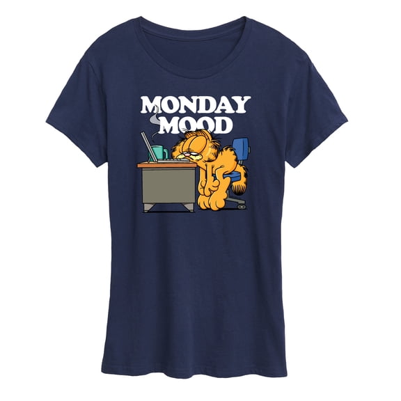 Garfield - Monday Mood - Women's Short Sleeve Graphic T-Shirt
