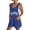 Blue, variant on Up to 65% off! Women's Stylish Casual V-Neck High-Waisted Jumpsuit Shorts with Pockets 2025 Clothes