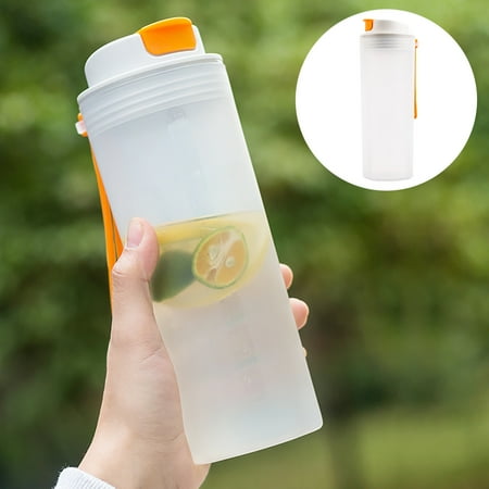 

Water bottle reusable walk 550ML Single Layer Cup Protein Powder Shaker Sports Fitness