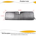 thumbnail image 5 of CheroCar Sun Shade Windshield Sun Visor Accessories Fit for 1997-2006 Wrangler TJ & 2007-2017 Wrangler JK,American Flag, 5 of 7