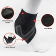 thumbnail image 3 of 1 par de tobilleras para deportes, tobillera profesional con cordones, tobilleras, protector de tobillo, tobillera activa, tendinitis de Aquiles, dispositivo de protección para hombres y mujeres Namotu CZYD-HQ124, 3 of 7