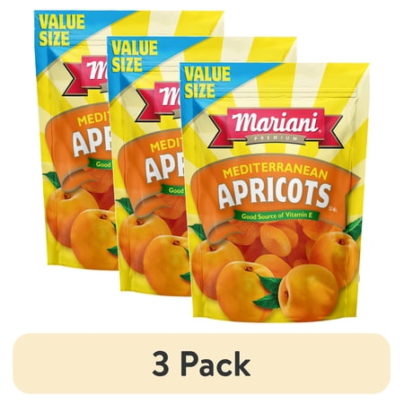 (3 pack) Mariani Mediterranean Apricots Value Size 32 oz