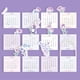 thumbnail image 3 of Calendario de escritorio creativo 2022 Calendario de escritorio con forma de cesta de flores única 12 x 21 cm Namotu CZBG-HQ70-1, 3 of 7