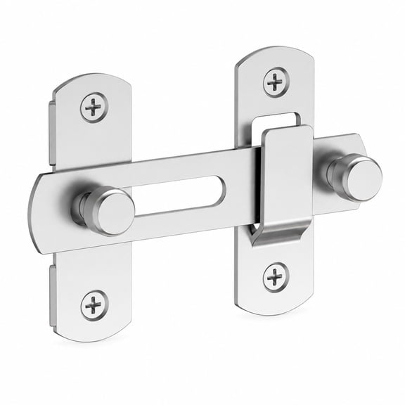 Stainless Steel Barn Door Lock, Sliding Door Flip Latch for Gate Cabinet