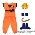 thumbnail image 1 of Halloween Cosplay Disfraces Dragon Ball Z Trajes Son Goku Día De Los Niños Carnaval Fiesta Anime Peluca Disfraz Para Adultos, 1 of 4