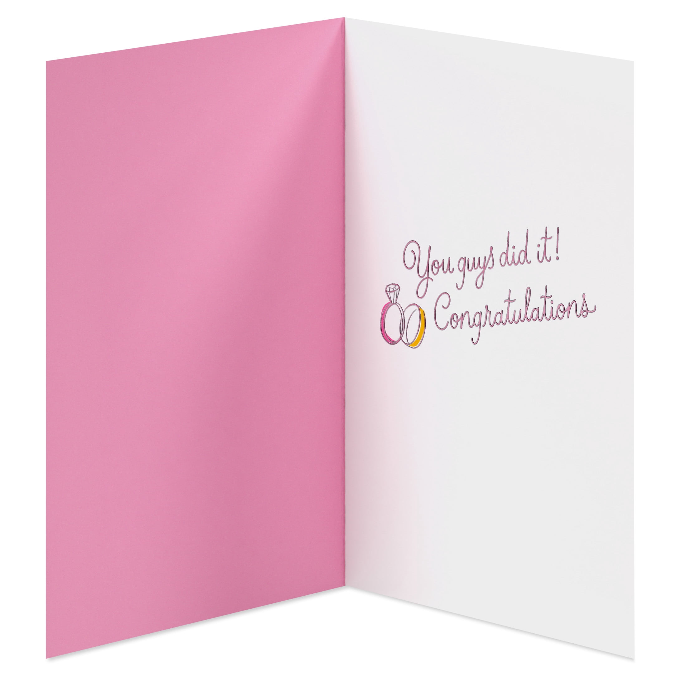 American Greetings Wedding Card for Bride and Groom (OMG, You Did It!)