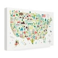 thumbnail image 4 of Trademark Fine Art 'Illustrated USA' Canvas Art by Michael Mullan, 4 of 4