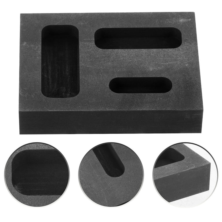 High Temperature Resistant Ingot Molds for Metal Casting - 4 Hole Graphite  Mold