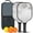 Black-3, variant on Pickleball Paddles Set Of 2, Fiberglass Surface, Turquoise Marble Pattern, 4 Balls & Bag