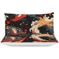 thumbnail image 3 of HAHDAXIA Soaring Clouds Abstract Magnificent Bedding Solid Comforter Set for All Seasons 3 Pieces(1 Comforter+2 Pillowcases) Soft Microfiber Bedding Set Queen(90"x90"), 3 of 7
