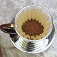thumbnail image 5 of Coffee Filters Natural Unbleached Brown Biodegradable Extra Cup for Commercial, Home Coffee Maker Extra High Extra Wide,Anti ground(50 Pcs), 5 of 6