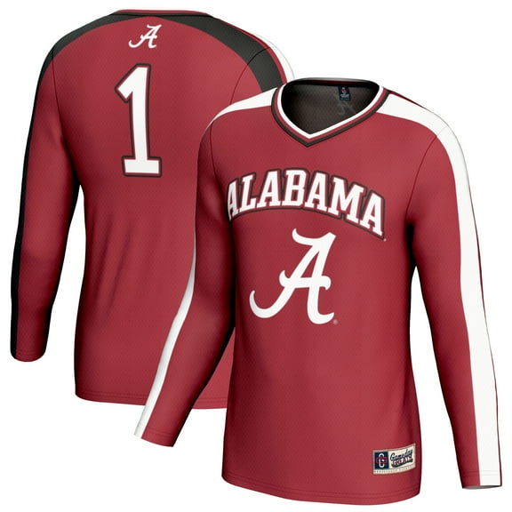 Unisex GameDay Greats Crimson Alabama Crimson Tide #1 Lightweight Volleyball Fashion Jersey